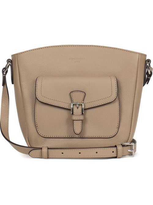 Bolso cruzado - Cuero MIRABELLE - Kiabi