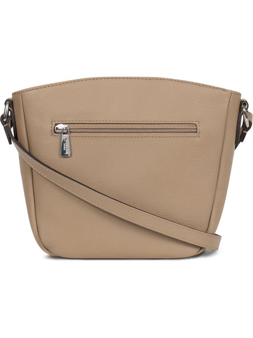 Bolso cruzado - Cuero MIRABELLE - Kiabi