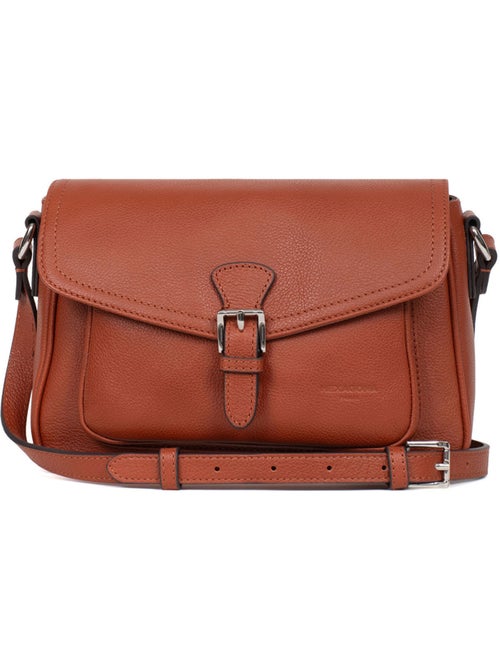 Bolso cruzado - Cuero MIRABELLE - Kiabi