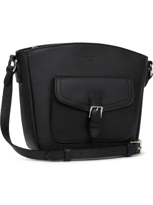 Bolso cruzado - Cuero MIRABELLE - Kiabi