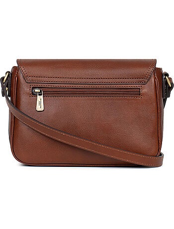 Bolso cruzado - cuero ondine hexagona