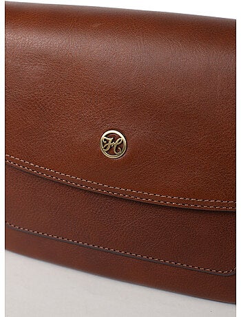 Bolso cruzado - cuero ondine hexagona