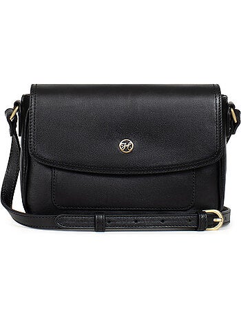 Bolso cruzado - cuero ondine hexagona