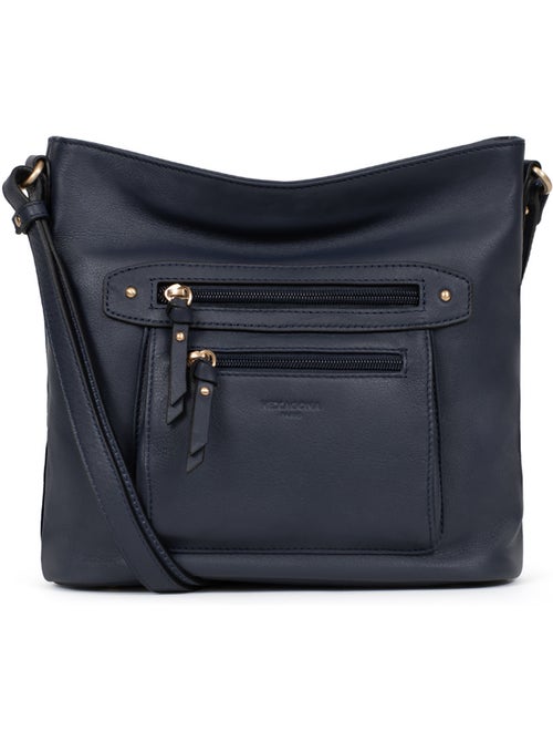 Bolso cruzado - Cuero TAIMA - Kiabi