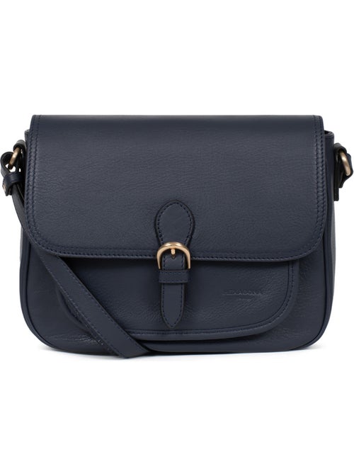 Bolso cruzado - Cuero TAIMA - Kiabi