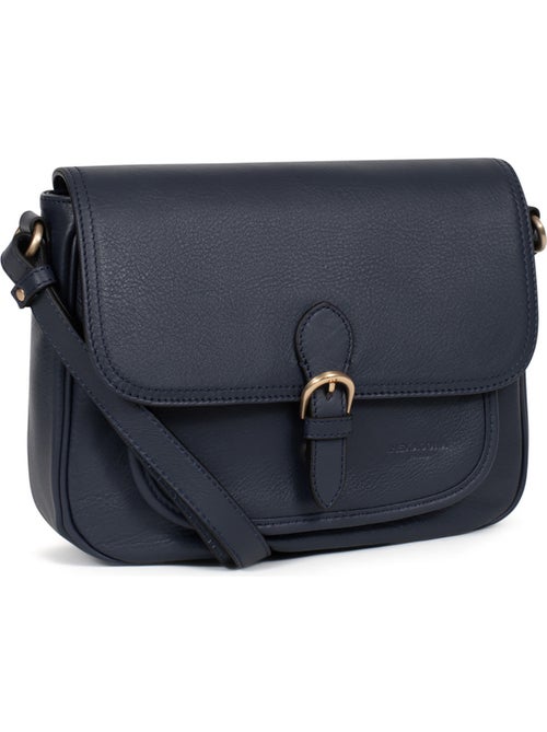 Bolso cruzado - Cuero TAIMA - Kiabi