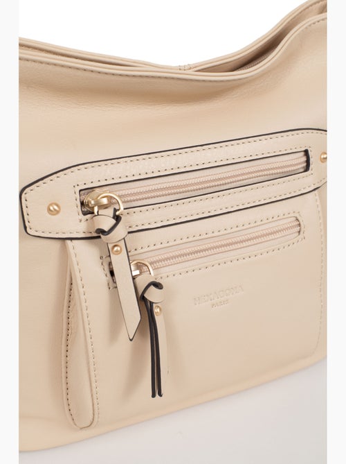 Bolso cruzado - Cuero TAIMA - Kiabi