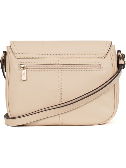 Bolso cruzado - Cuero TAIMA - Kiabi