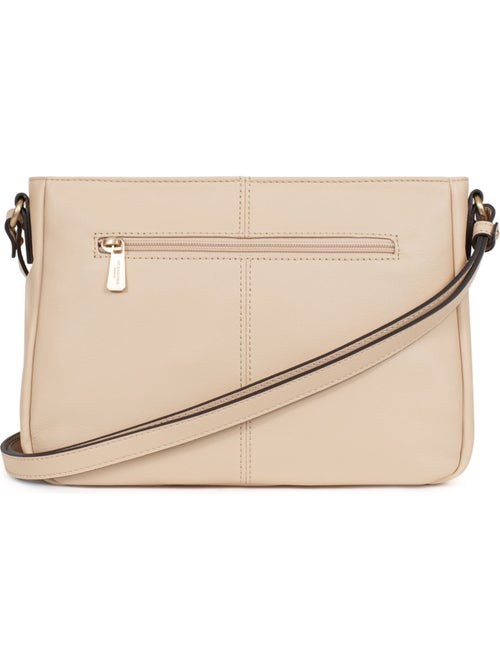 Bolso cruzado - Cuero TAIMA - Kiabi