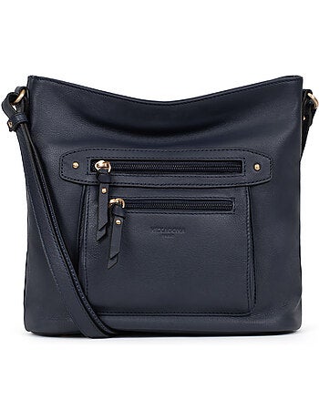 Bolso cruzado - cuero taima hexagona
