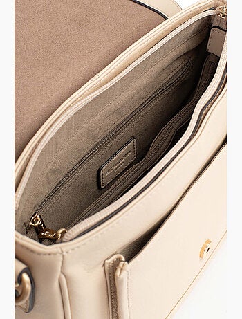 Bolso cruzado - cuero taima hexagona