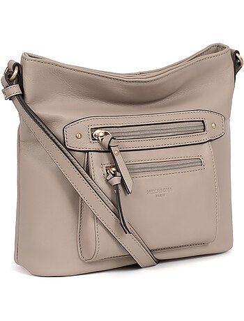 Bolso cruzado - cuero taima hexagona
