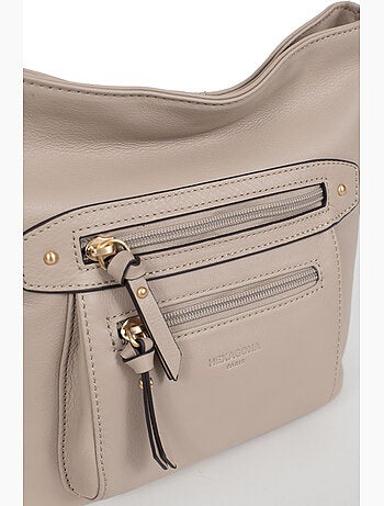 Bolso cruzado - cuero taima hexagona
