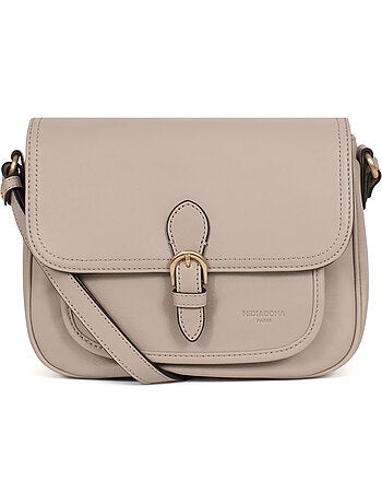 Bolso cruzado - cuero taima hexagona