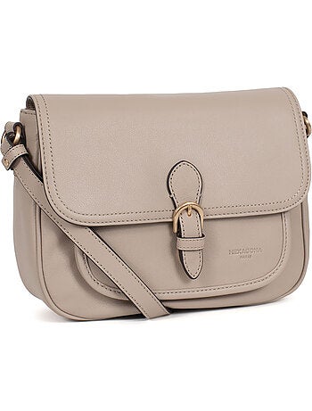 Bolso cruzado - cuero taima hexagona