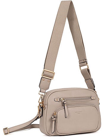 Bolso cruzado - cuero taima hexagona
