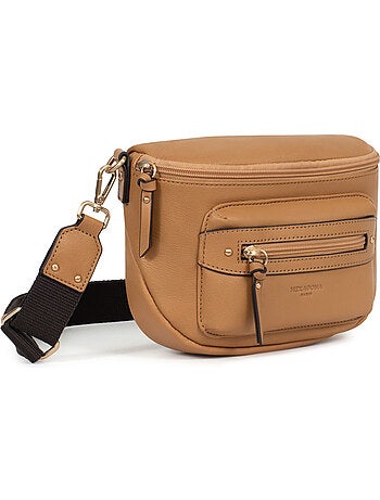Bolso cruzado - cuero taima hexagona