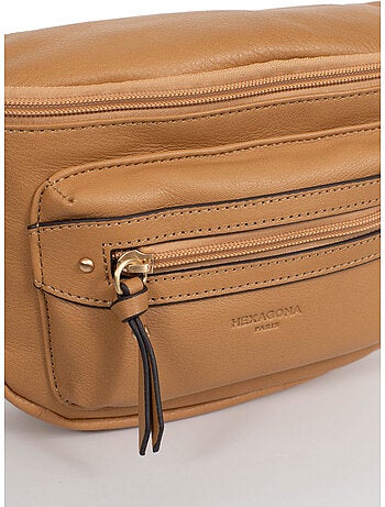 Bolso cruzado - cuero taima hexagona