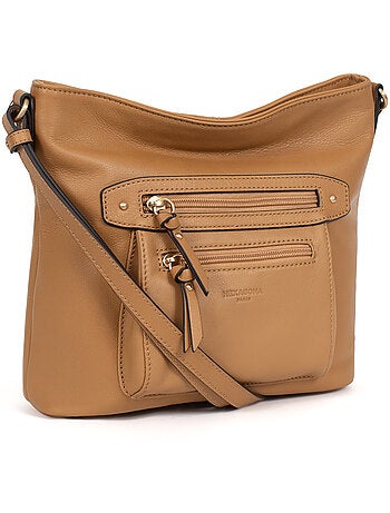 Bolso cruzado - cuero taima hexagona