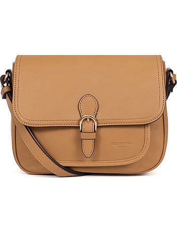 Bolso cruzado - cuero taima hexagona