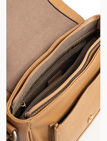 Bolso cruzado - cuero taima hexagona