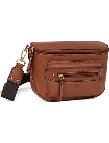 Bolso cruzado - cuero taima hexagona