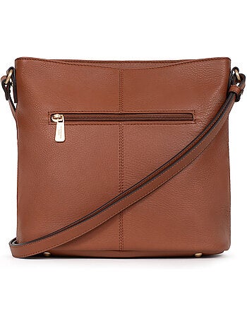 Bolso cruzado - cuero taima hexagona