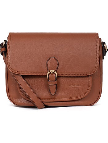 Bolso cruzado - cuero taima hexagona