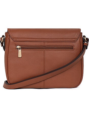 Bolso cruzado - cuero taima hexagona