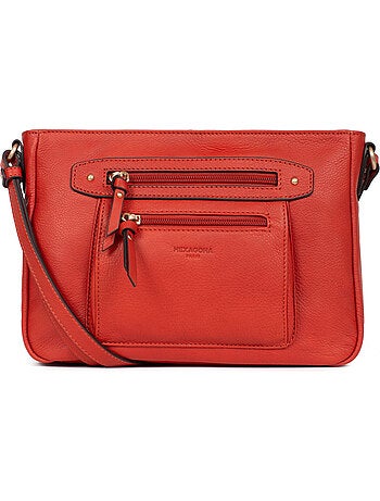 Bolso cruzado - cuero taima hexagona