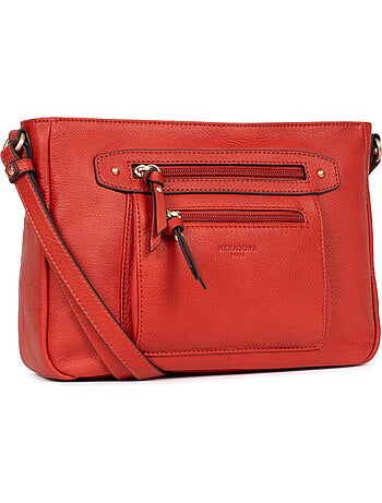 Bolso cruzado - cuero taima hexagona