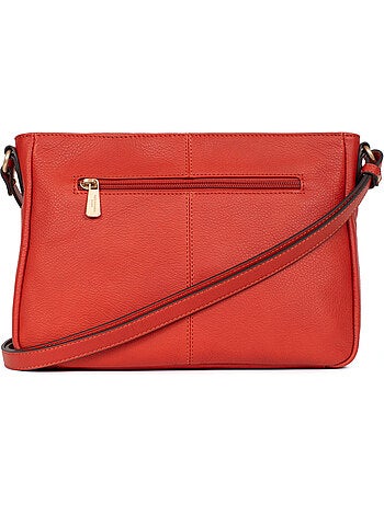 Bolso cruzado - cuero taima hexagona