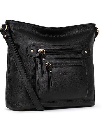 Bolso cruzado - cuero taima hexagona