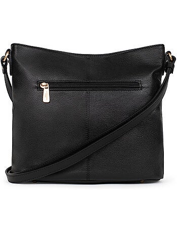 Bolso cruzado - cuero taima hexagona