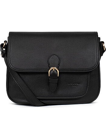 Bolso cruzado - cuero taima hexagona