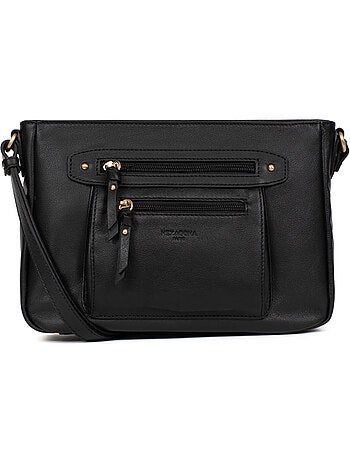 Bolso cruzado - cuero taima hexagona