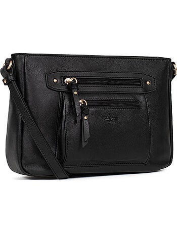 Bolso cruzado - cuero taima hexagona