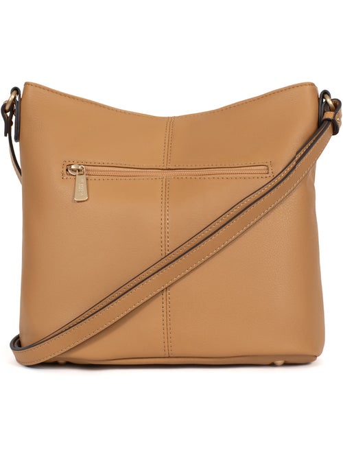 Bolso cruzado - Cuero TAIMA - Kiabi