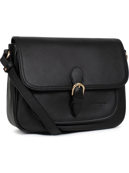 Bolso cruzado - Cuero TAIMA - Kiabi