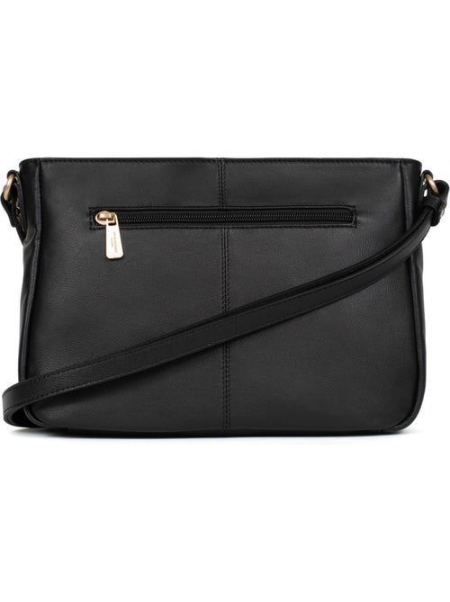 Bolso cruzado - Cuero TAIMA - Kiabi