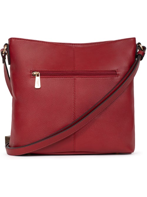 Bolso cruzado - Cuero TAIMA - Kiabi
