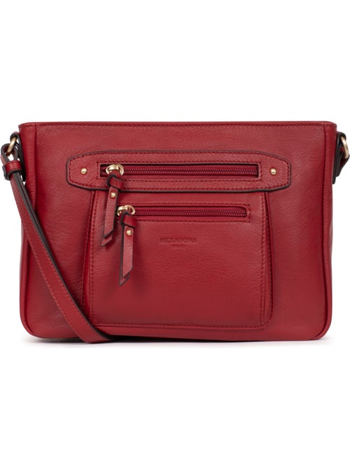 Bolso cruzado - Cuero TAIMA - Kiabi