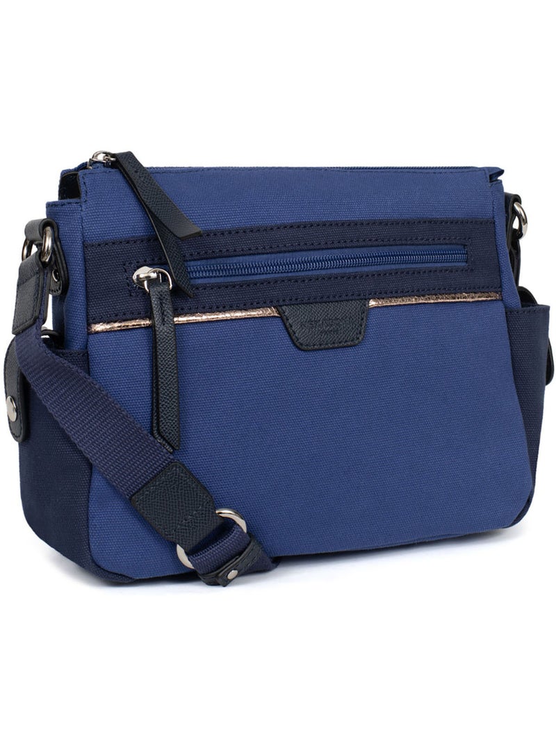 Bolso cruzado kaya hexagona Azul marino - Kiabi