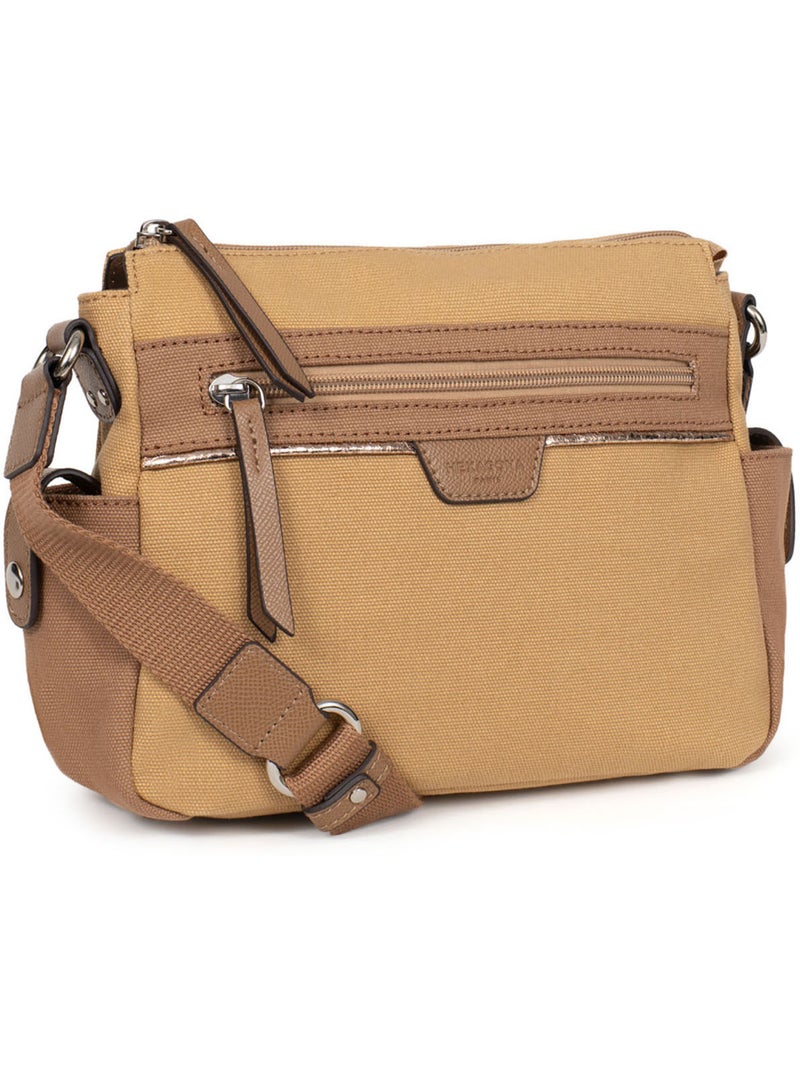 Bolso cruzado kaya hexagona Beige arena - Kiabi