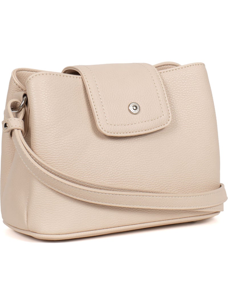 Bolso cruzado maya hexagona Marfil - Kiabi
