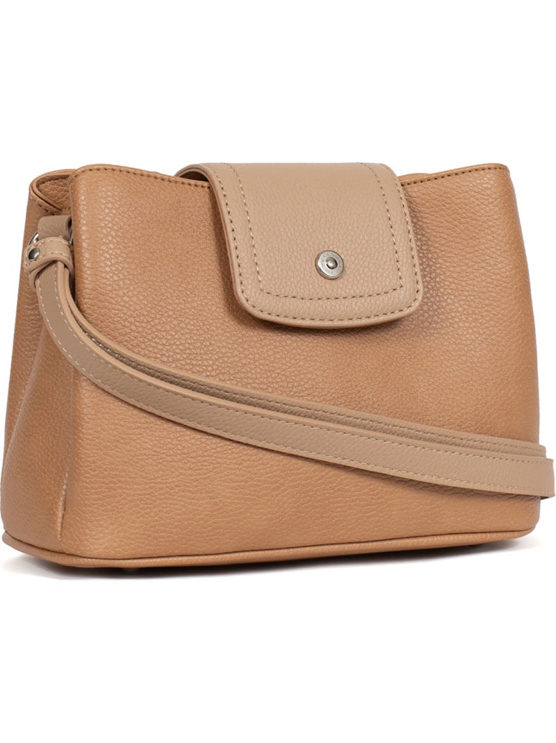Bolso cruzado maya hexagona Marrón claro - Kiabi