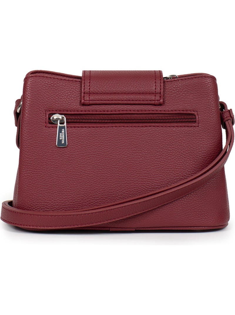 Bolso cruzado maya hexagona Rojo carmín - Kiabi