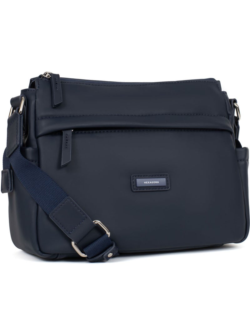 Bolso cruzado nami hexagona Azul noche - Kiabi