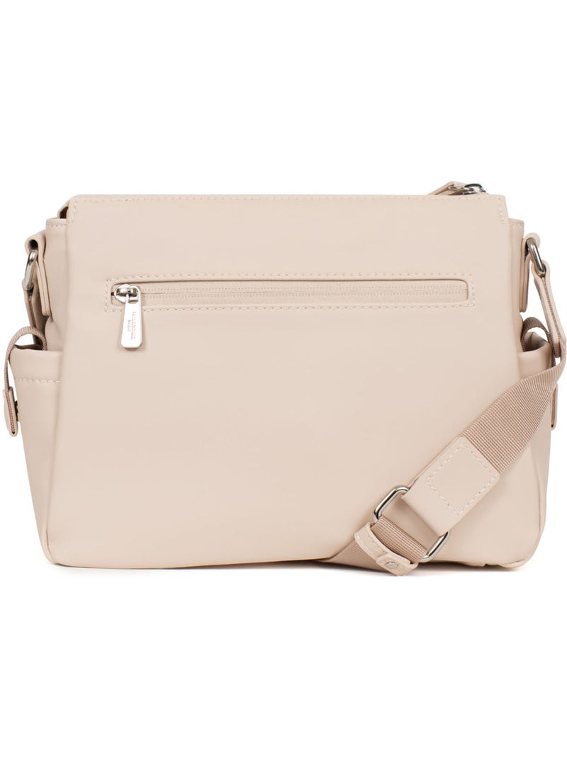 Bolso cruzado nami hexagona Marfil - Kiabi