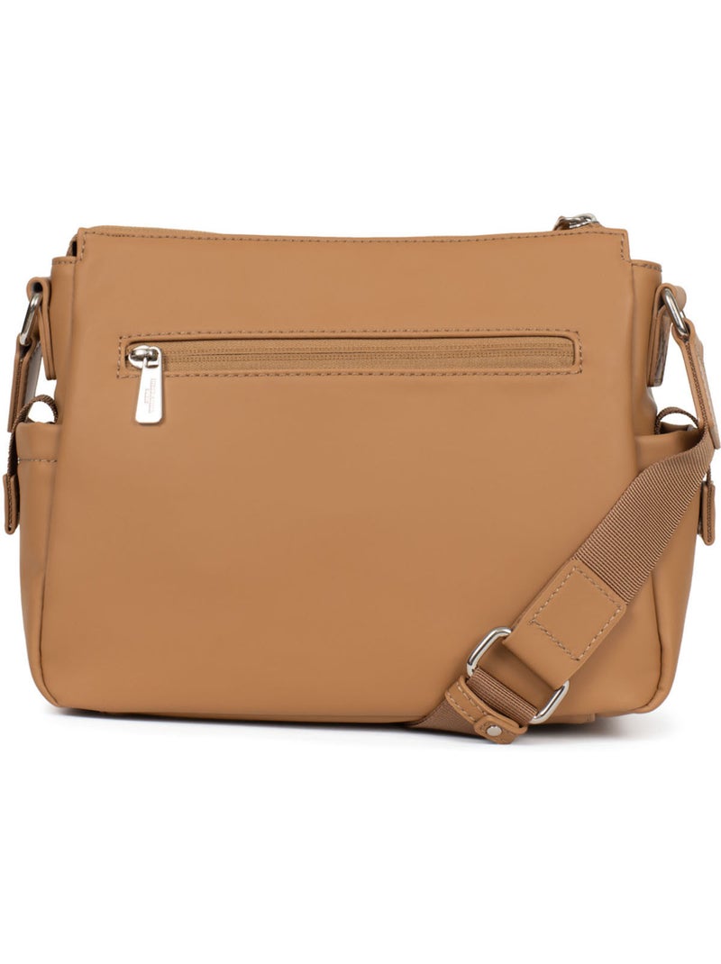 Bolso cruzado nami hexagona Marrón claro - Kiabi